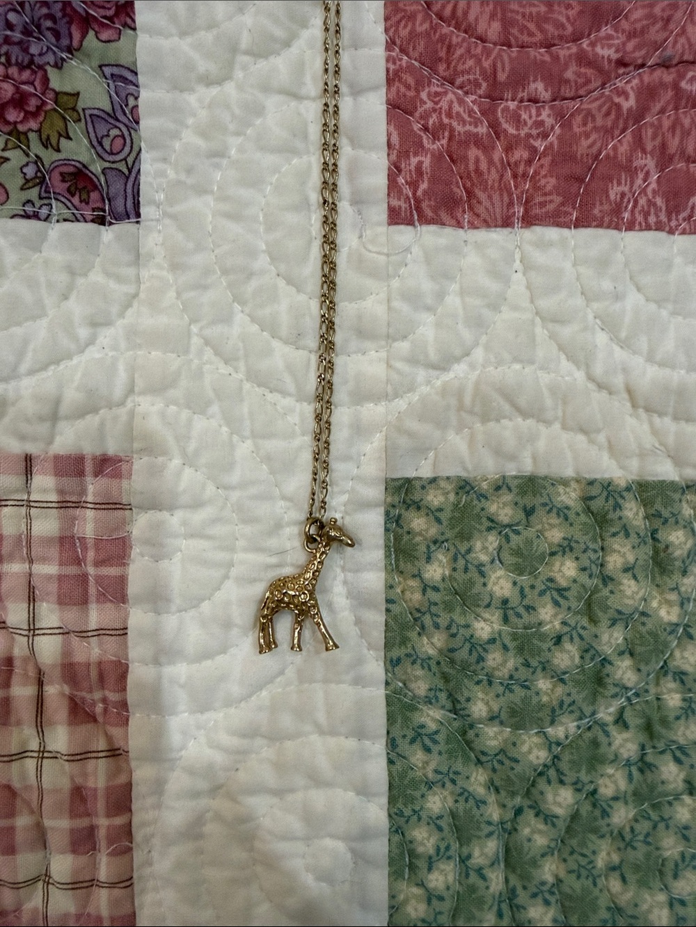 J. Crew Gold Giraffe Pendant Necklace